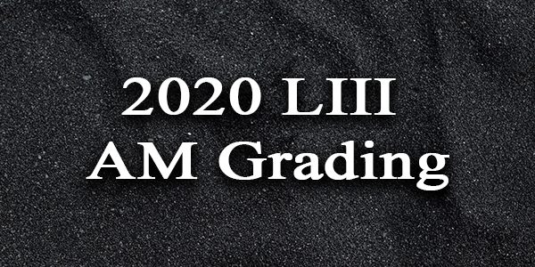 2020 L3 AM Session Grading